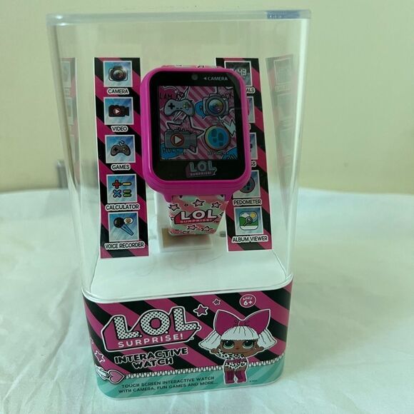 L.O.L. Surprise Touch-Screen Smartwatch Kids Girls Built in Selfie Camera Watch - Picture 1 of 5